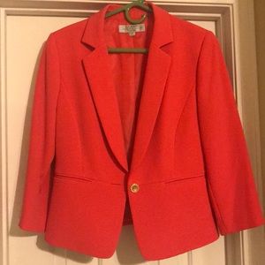 Blazer Coral color perfect for spring! Worn twice